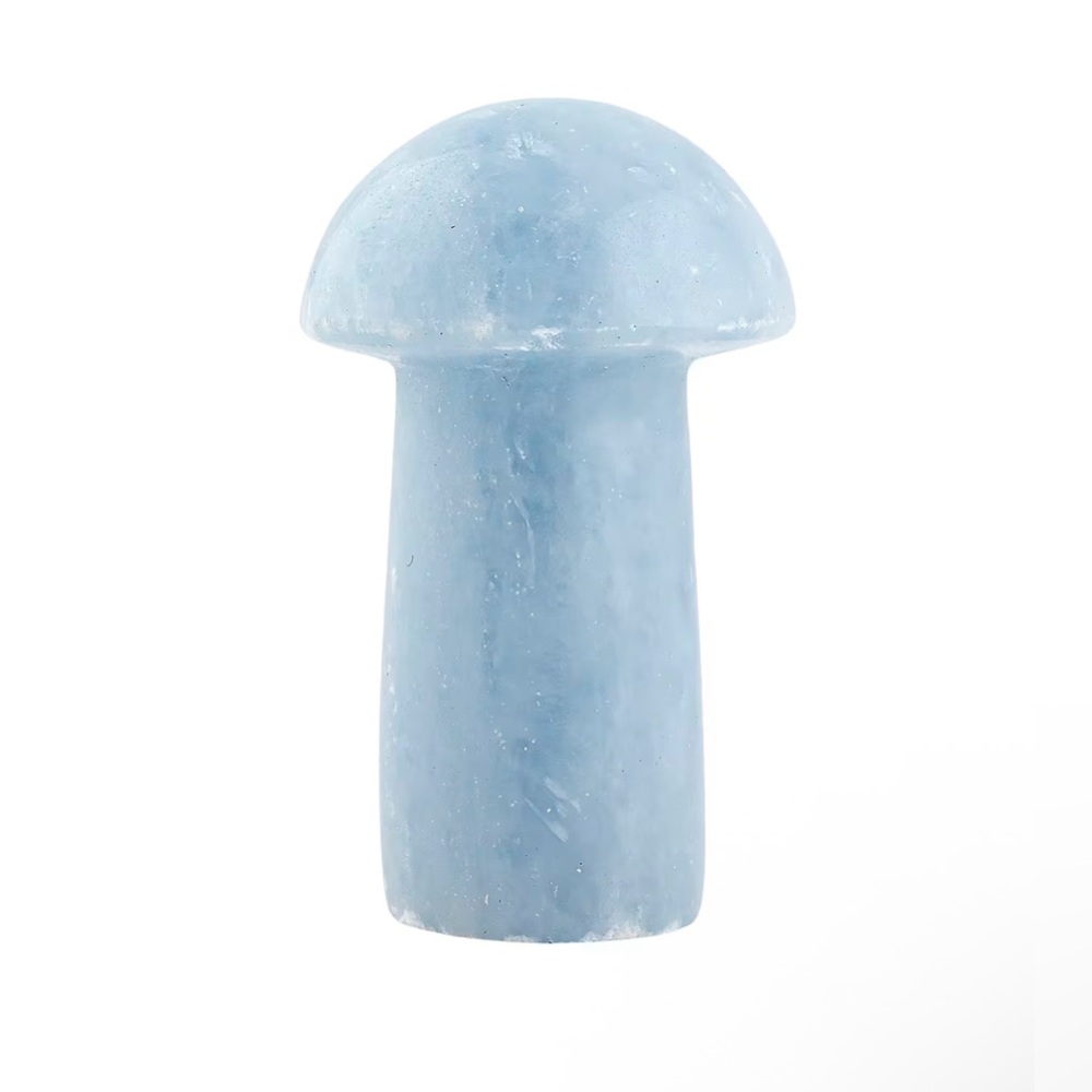 Calcite Blue Mushroom -XS Approx 478ctw, New